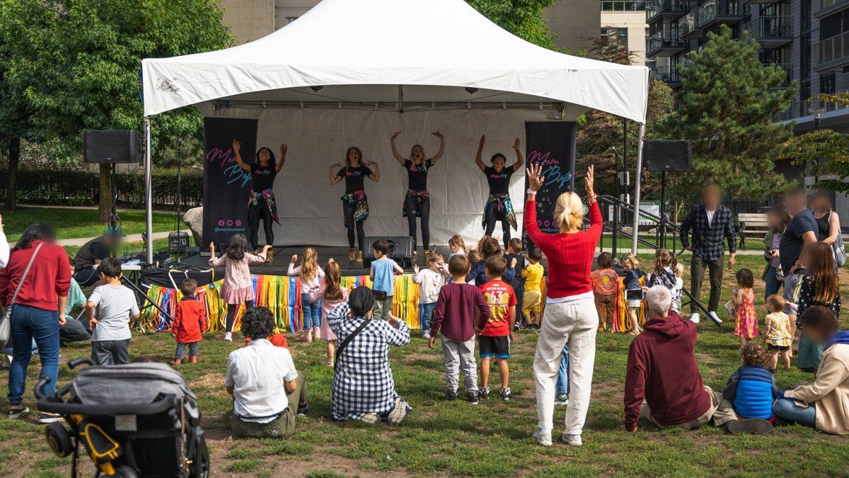 Dancing in the park